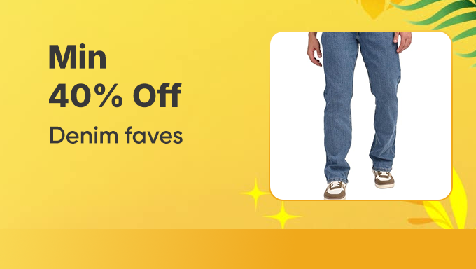 Denim Faves | Min 40% OFF