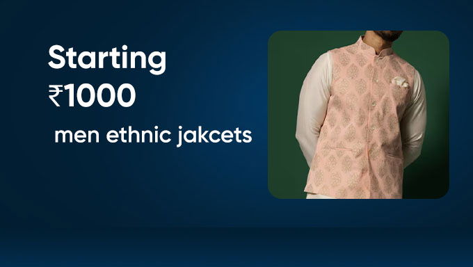 Men Ethnic Jackets | Starting ₹1000