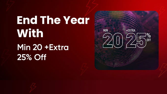 End the Year in Style | Min 20% OFF + Extra 25% OFF