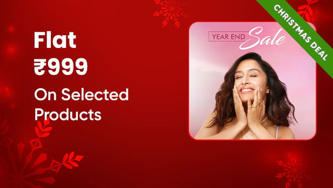 Year-End Beauty Sale | Flat ₹999 on Selected Products