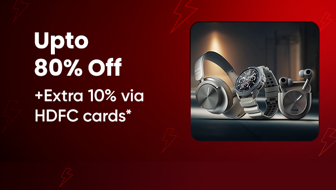 Noise New Year Sale | Up to 80% OFF + Extra 10%