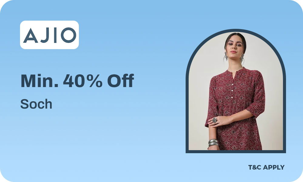 Minimum 40% Off On Women's Clothing By SOCH 