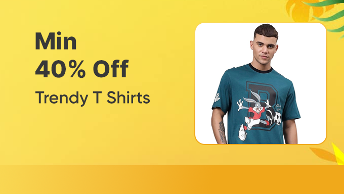 Trendy T-Shirts | Min 40% OFF