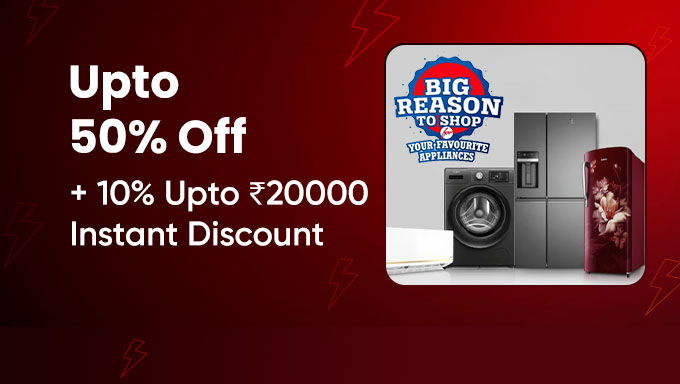 Reliance Digital Appliances Sale – Up to 50% Off + 10% Instant Discount with Bank Offers