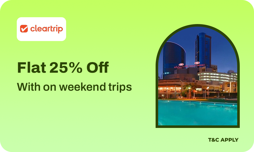 Weekend Special - Flat 25% OFF On Hotel Bookings