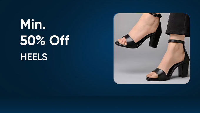 Heels | Minimum 50% OFF on Stylish Footwear