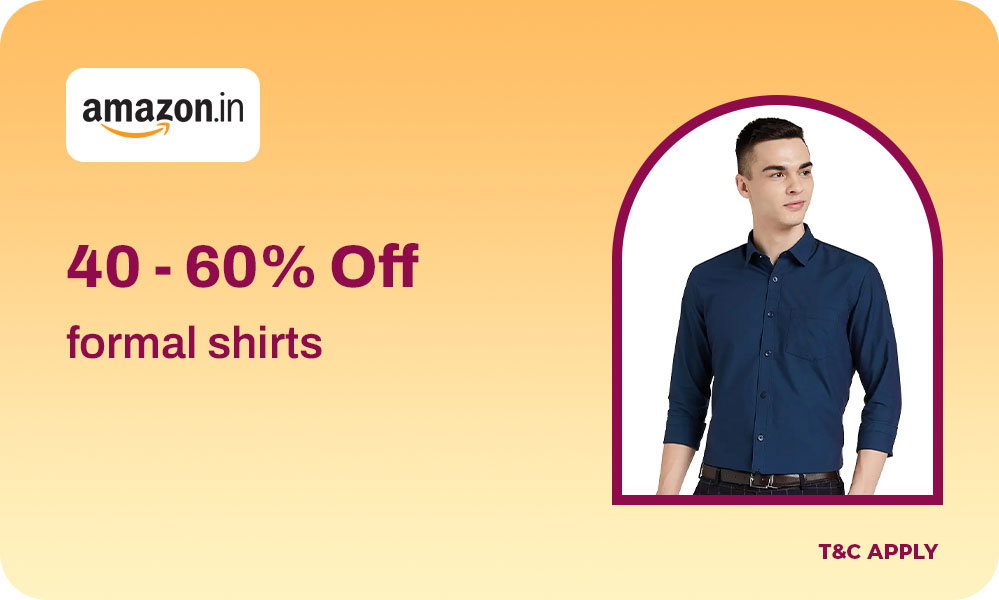 Formal Wear Sale - Get 40–60% OFF On Collection