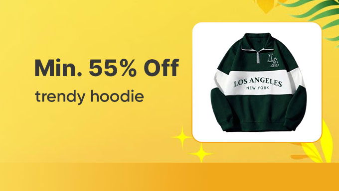 Trendy Hoodies Collection | Minimum 55% OFF | Street-Ready Comfort