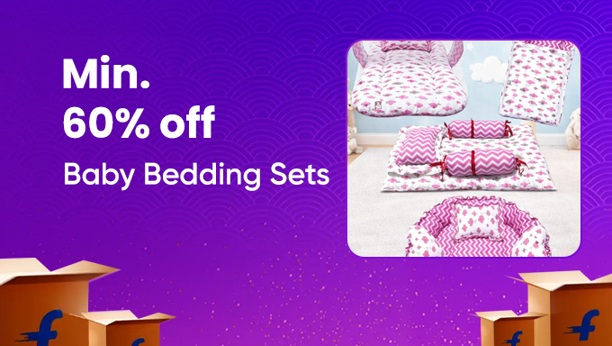 Baby Bedding Sets | Minimum 60% OFF | Soft & Safe Comfort
