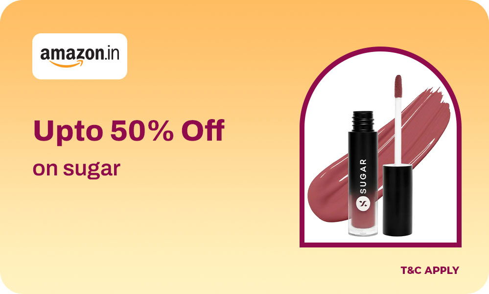Get Upto 50% OFF On SUGAR Cosmetics 