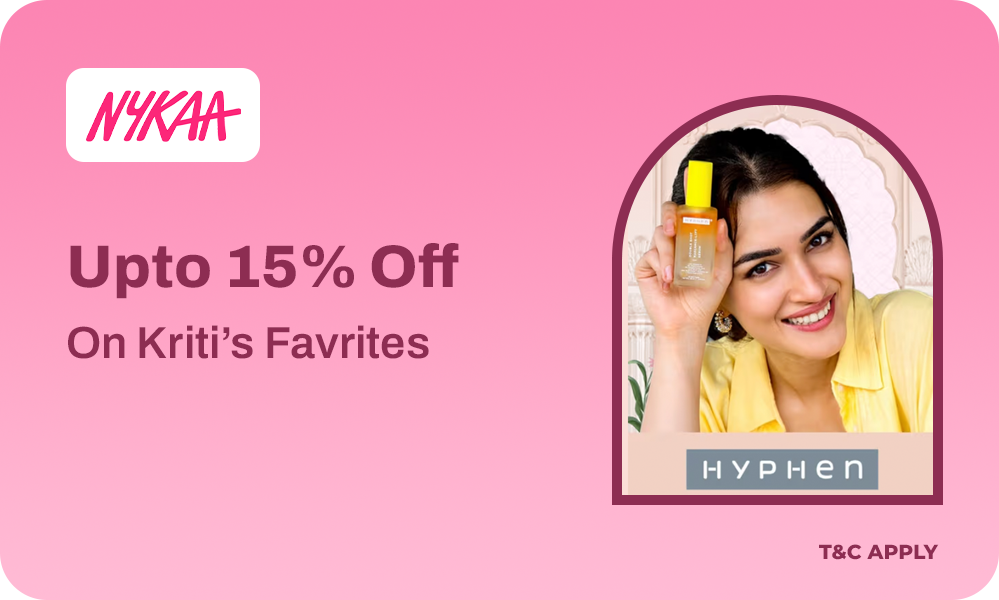 Upto 15% OFF On Kriti’s Favorites From Hyphen Skincare Essentials