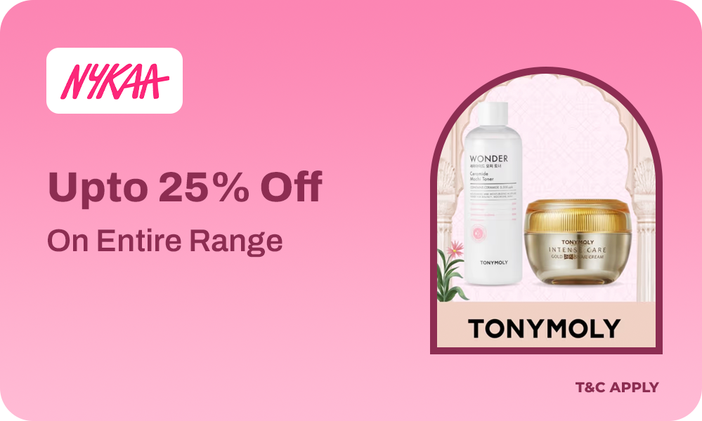 Upto 25% OFF On The Entire TONYMOLY Range