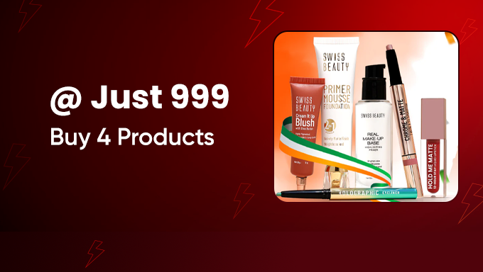 Swiss Beauty Makeup Essentials | Buy 4 Products at Just ₹999