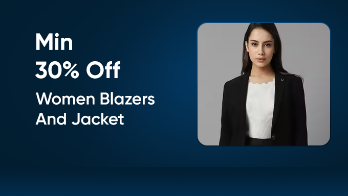 Women Blazers & Jackets Collection | Stylish Outerwear with Min 30% OFF
