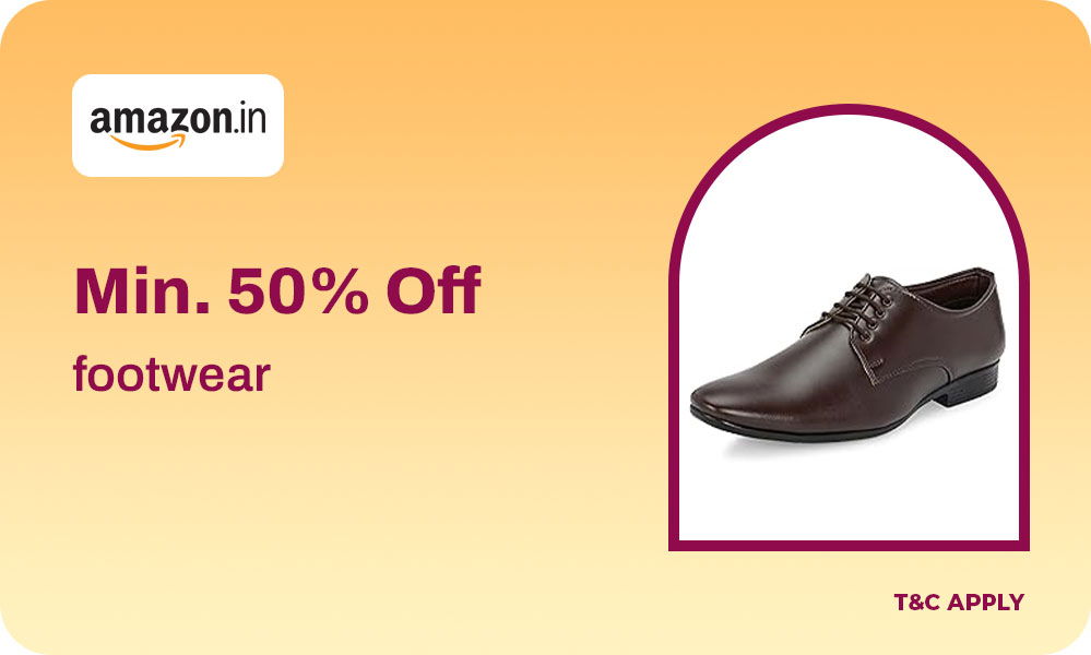 Footwear Sale - Checkout The Bestsellers At Min 50% OFF