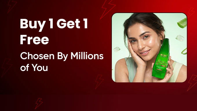 WOW Skin Science Aloe Vera Gel | Buy 1 Get 1 Free Offer