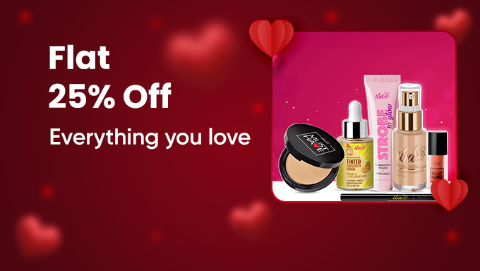 Flat 25% OFF on Everything You Love at Iba Cosmetics