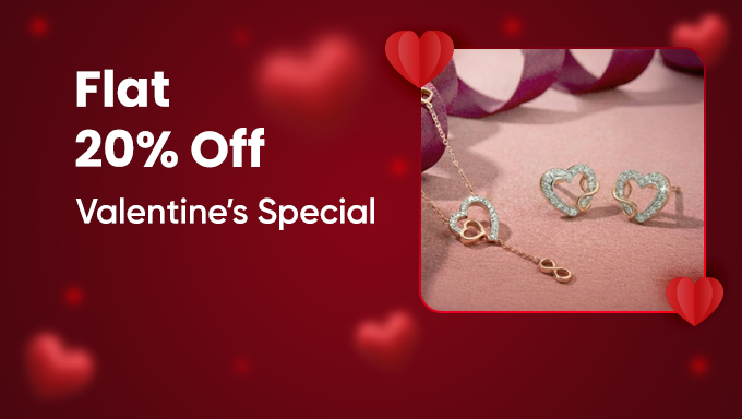 Valentine’s Special |Get Flat 20% OFF On Diamond Jewellers