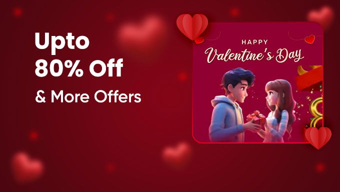 Valentine’s Day Sale – Up to 80% Off on Gifts, Fashion, Electronics & Beauty