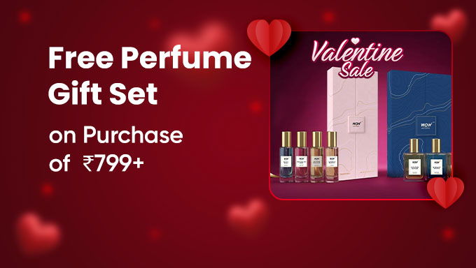 Valentine Sale |Get Free Perfume Gift Set On Purchase Of ₹799
