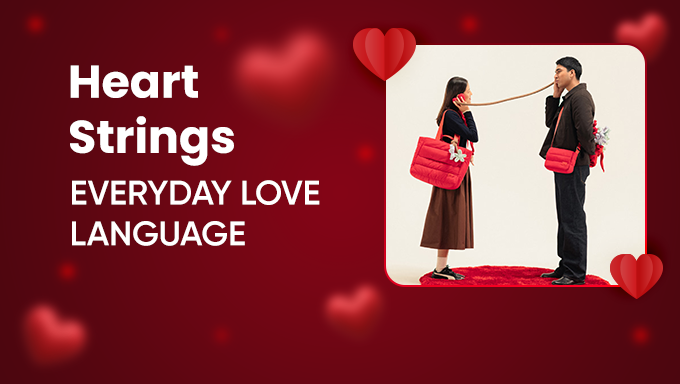 DailyObjects Heart Strings Collection | Premium Bags & Tech Accessories