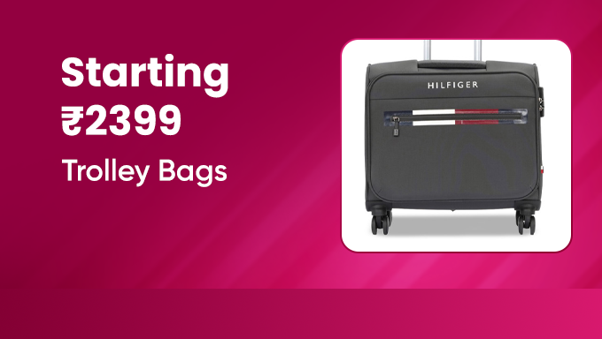 Trolley Bags | Durable & Stylish Luggage Starting at ₹2399