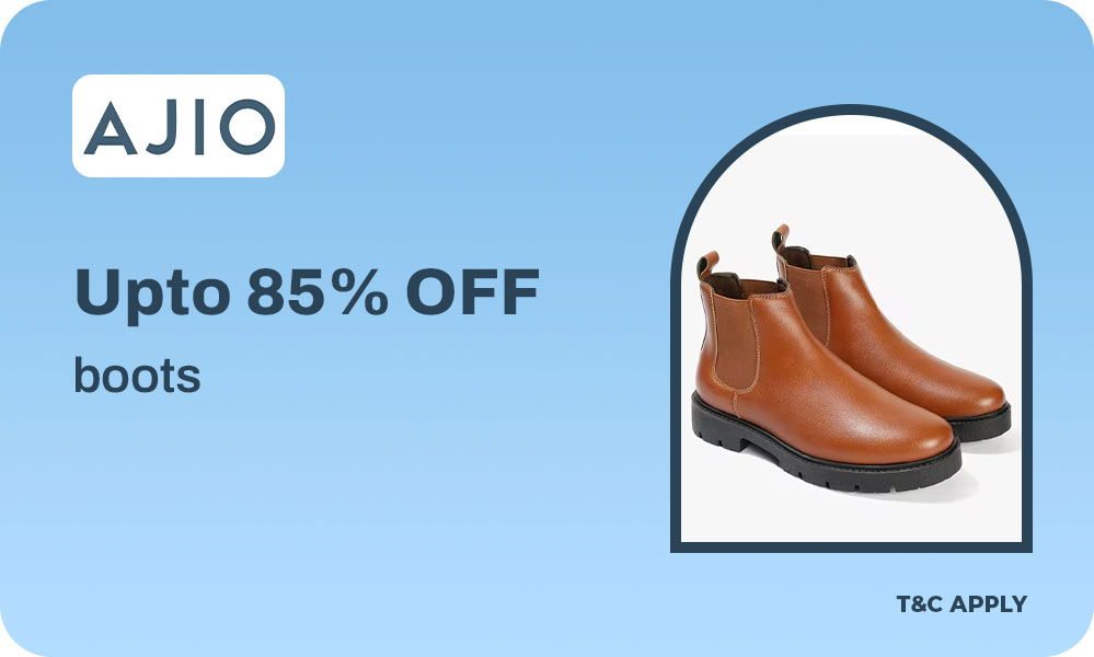 Upto 85% OFF On Boots