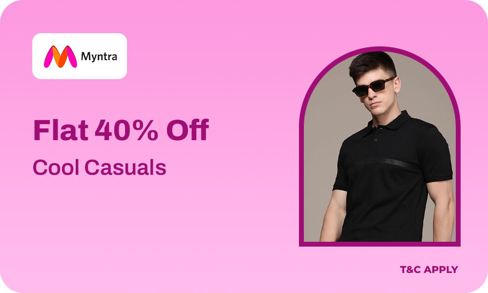Flat 40% OFF On Cool Casuals Styles