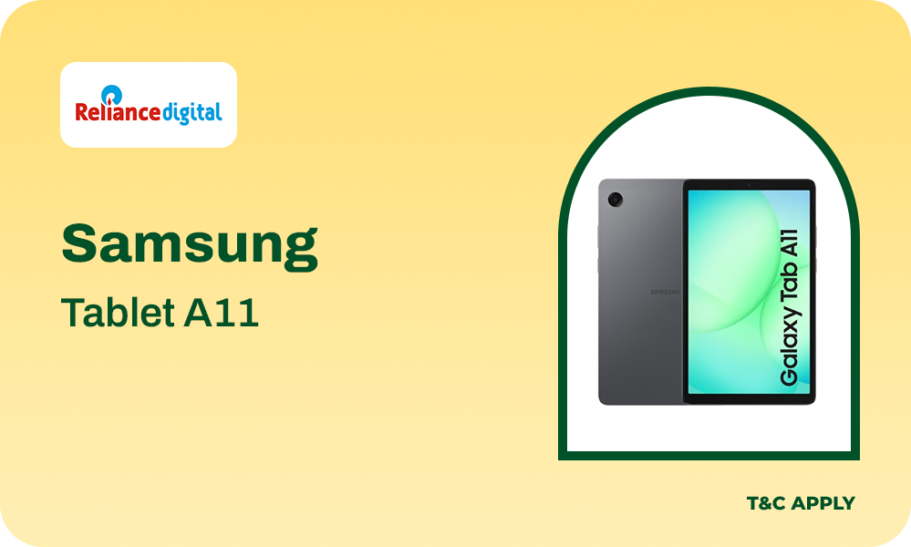 Flat 14% OFF On Samsung Galaxy Tab A11 8GB RAM + 128GB Storage