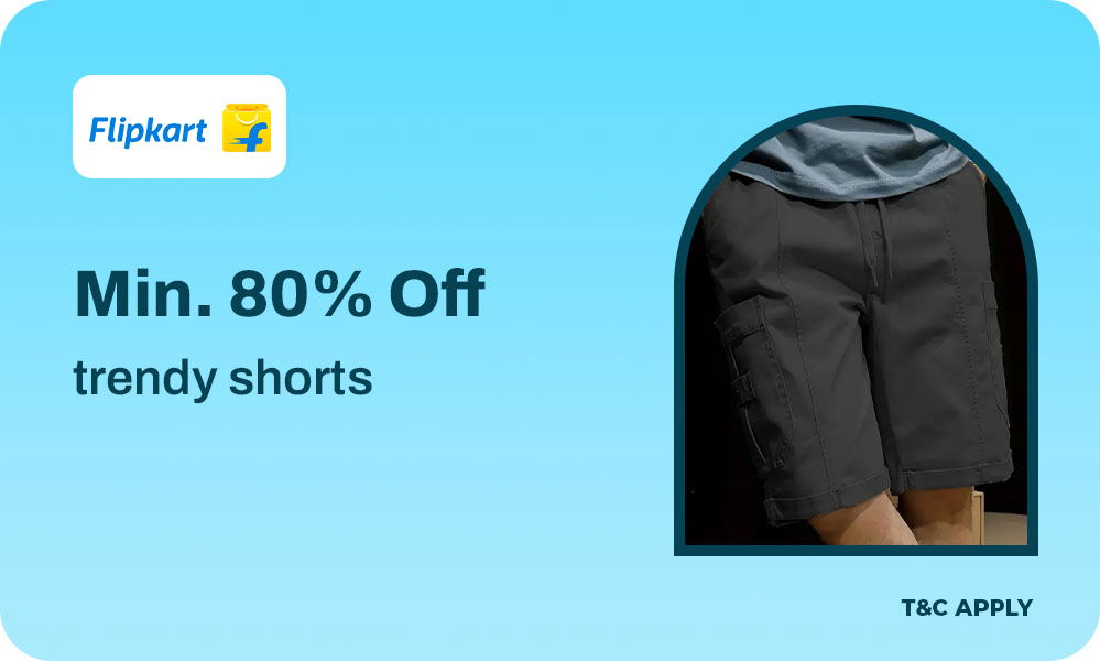 Men's New Fashion Range - Min. 80% Off On Trendy Shorts 