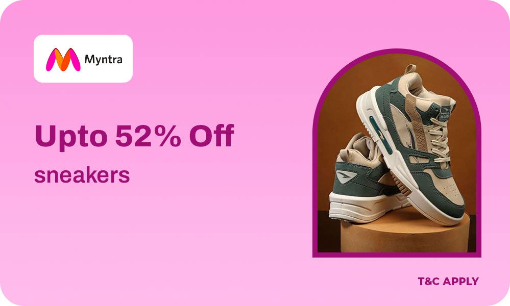 Casual Shoes & Sneakers At Upto 52% OFF