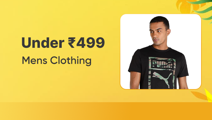 Men’s Clothing | Casual & Everyday Wear | Under ₹499
