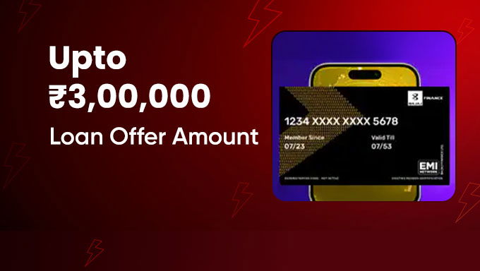 Bajaj Finserv Insta EMI Card | Get Flat ₹1,000 Cashback as Welcome Reward