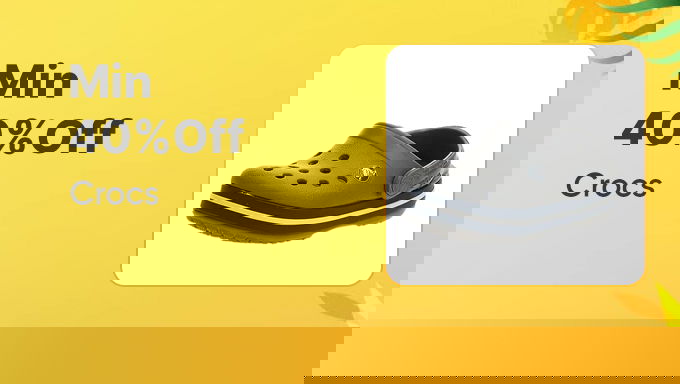 Crocs Footwear Sale | Minimum 40% OFF on Classic Clogs & Styles