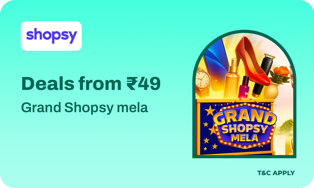 The Shopsy Grand Mela Is Live - Upto 80% OFF & Items Starting At Just ₹49 