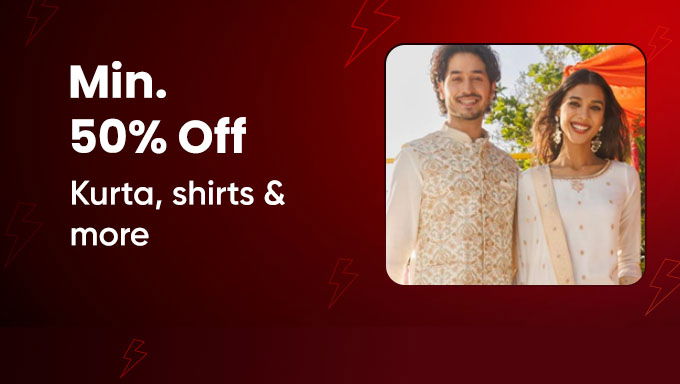 Ethnic Wear Sale | Minimum 50% OFF on Kurtas, Shirts & More