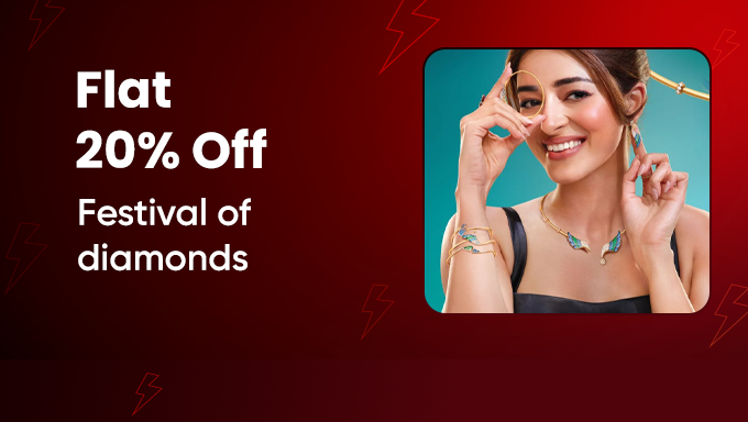 The Sparkle Season Is Here | Flat 20% OFF on Diamond Jewellery