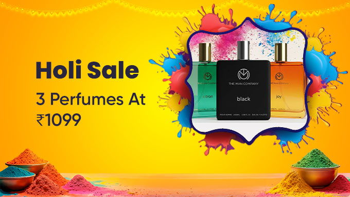 The Man Company Holi Hai Sale |3 Perfumes @ ₹1099 + Free Gift