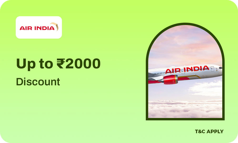 Book Today & Avail Discount Upto ₹2,000 Via Net Banking
