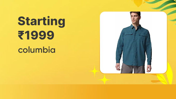 Columbia Outdoor Wear | Jackets & Clothing Starting ₹1999