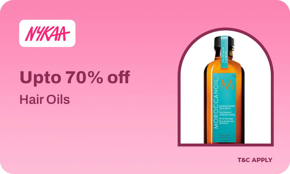 Up to 70% OFF on Hair Oils on Nykaa