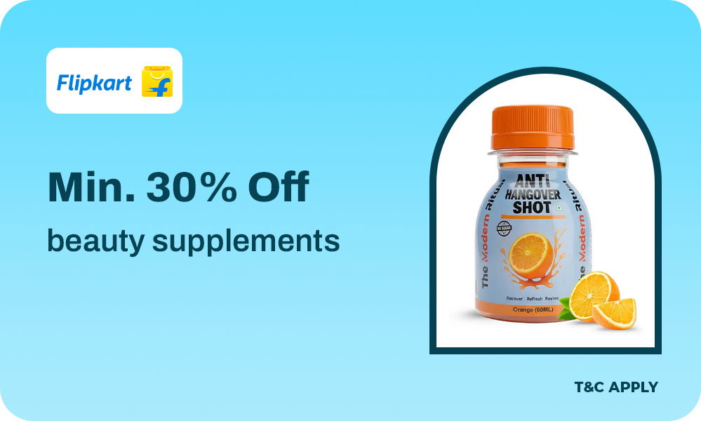 Min. 30% OFF On Beauty Supplements Sale 