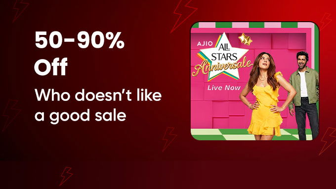 AJIO All Stars Anniversale Sale | 50–90% OFF Fashion Deals