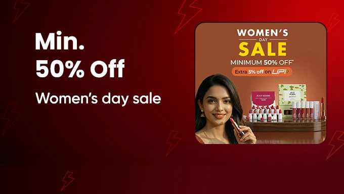 Just Herbs Women’s Day Sale | Min 50% Off + Extra 5% Off On UPI