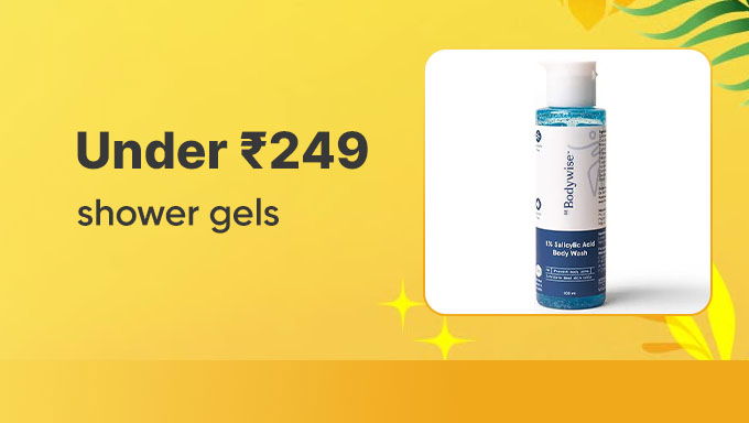 Shower Gels Under ₹249 | Body Wash & Refreshing Shower Gel Deals