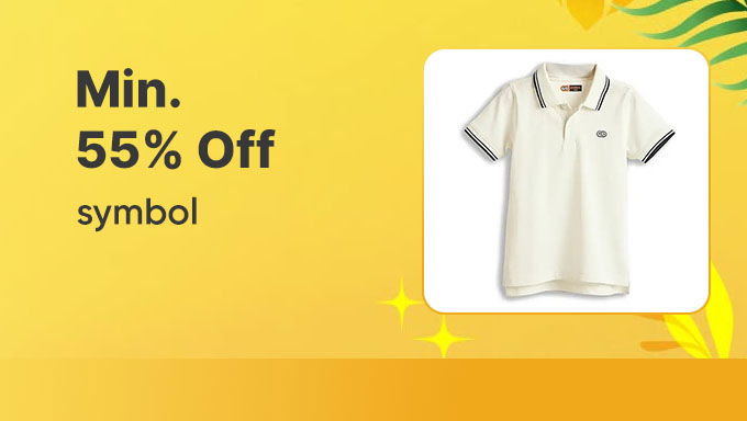 Symbol Clothing | Min 55% Off on Men’s T-Shirts, Polos, Shirts & Casual Wear