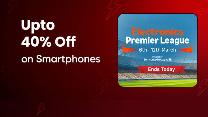 Electronics Premier League Sale – Up to 40% Off on Smartphones