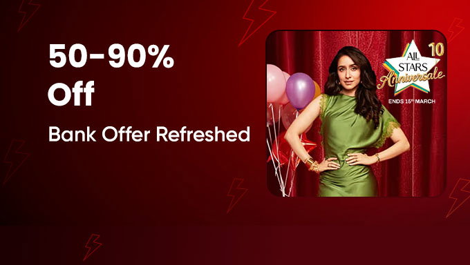 AJIO All Stars Anniversary Sale | 50–90% Off on Fashion | Free Shipping + Bank Offers