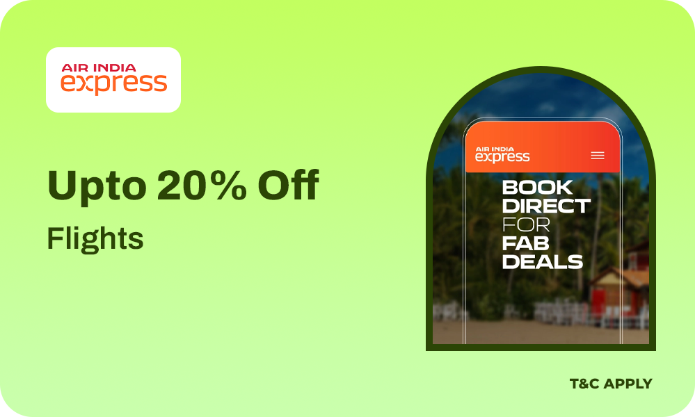 Air India Express FAB Deals | Upto 20% OFF On Flights 