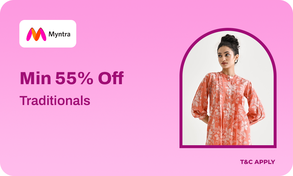 Traditional Wear Sale | Min 55% Off on Ethnic Styles